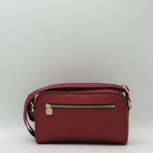 BORBONESE TRACOLLA ZIP FRONTALE JET ROSSO MERLOT