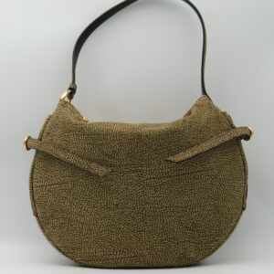 BORBONESE HOBOBAG MEDIA IN CAMOSCIO