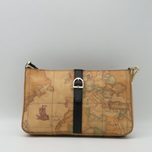 ALVIERO MARTINI 1'CLASSE SOTTOBRACCIO/POLSIERA GEO + PELLE NERO