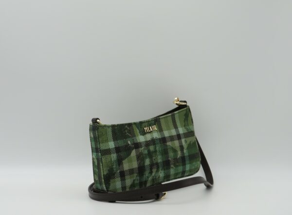 ALVIERO MARTINI 1'CLASSE TRACOLLA MINI SCOZZESE VERDE - immagine 2