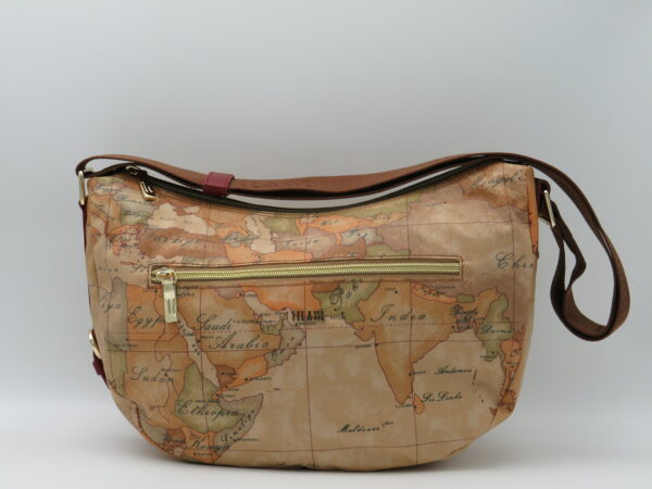 ALVIERO MARTINI 1'CLASSE LUNA PICCOLA+ZIP GEO GOMMATO E ROSSO