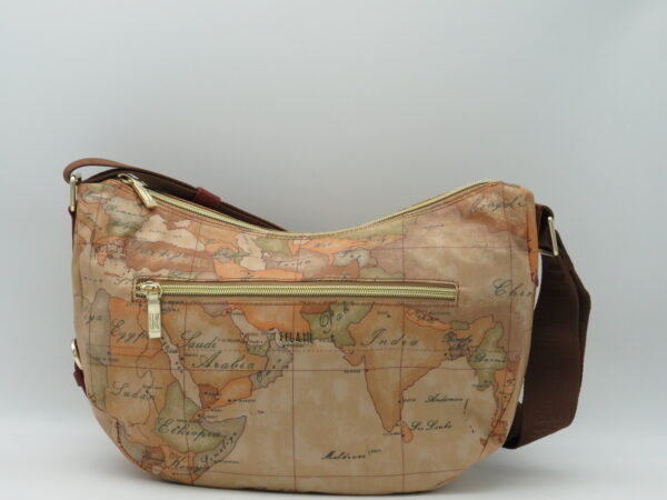 ALVIERO MARTINI 1'CLASSE LUNA PICCOLA+ZIP GEO GOMMATO E ROSSO - immagine 3
