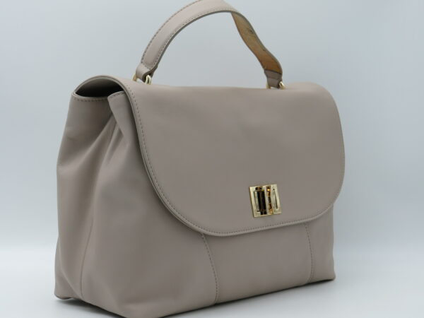 ALVIERO MARTINI 1'CLASSE BORSA A MANO+TRACOLLA IN PELLE SABBIA - immagine 2