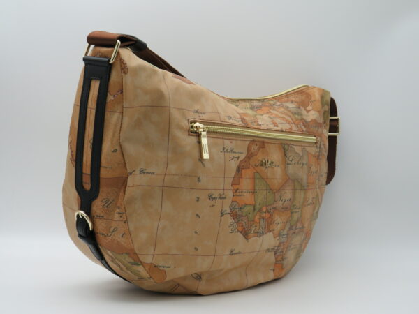ALVIERO MARTINI 1'CLASSE LUNA GRANDE CON ZIP GEO GOMMATO+NERO - immagine 2