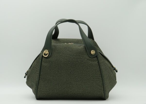 BORBONESE BAULETTO CON TRACOLLA JET VERDE ALLORO - immagine 3