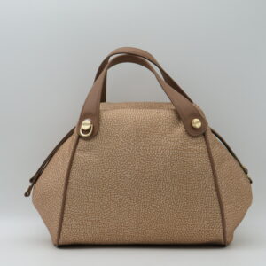 BORBONESE BAULETTO CON TRACOLLA JET ROSA MALVA