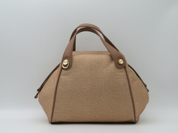 BORBONESE BAULETTO CON TRACOLLA JET ROSA MALVA - immagine 3