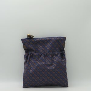 GHERARDINI TRACOLLA PIATTA SOFTY BLU/BRONZO