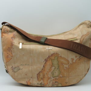 ALVIERO MARTINI 1 CLASSE LUNA GRANDE+ZIP GEO GOMMATO E VERDE MUSCHIO