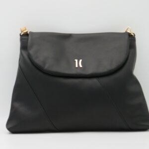 ALVIERO MARTINI 1 CLASSE SOTTOBRACCIO/TRACOLLA CON PATTA IN PELLE LISCIA NERO