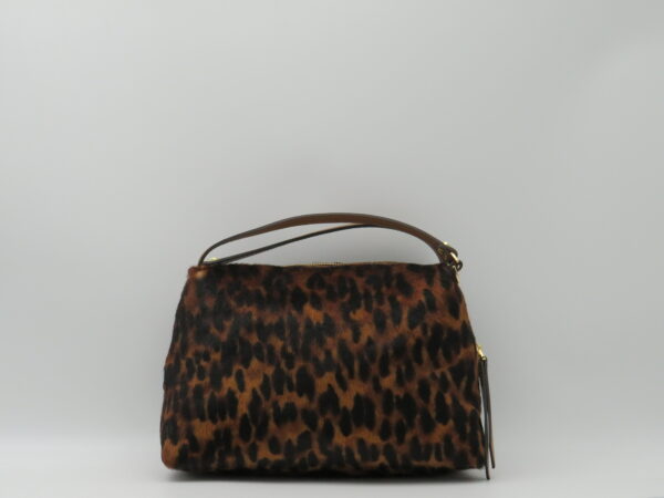 GIANNI CHIARINI BORSA PICCOLA MANO/TRACOLLA CAVALLINO LEOPARDATO