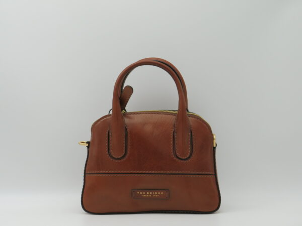 THE BRIDGE BORSA MANO/TRACOLLA MINI IN PELLE CUOIO
