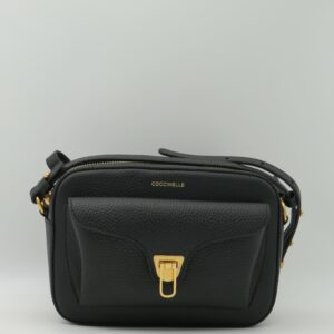 COCCINELLE TRACOLLA MEDIA CON TASCA PELLE NERO