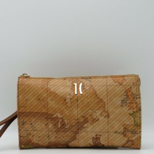 ALVIERO MARTINI 1 CLASSE POCHETTE CON POLSIERA IN PELLE GEO