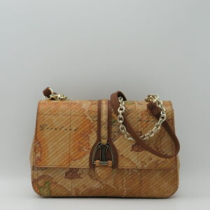 ALVIERO MARTINI 1'CLASSE SOTTOBRACCIO/TRACOLLA CON PATTA IN PELLE GEO
