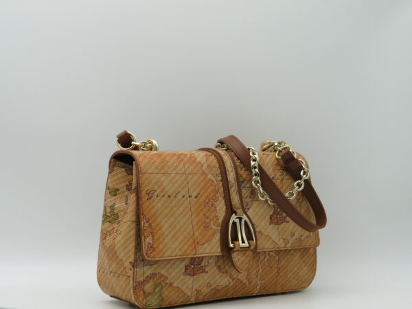 ALVIERO MARTINI 1'CLASSE SOTTOBRACCIO/TRACOLLA CON PATTA IN PELLE GEO - immagine 2