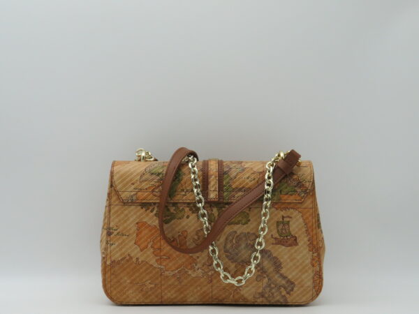 ALVIERO MARTINI 1'CLASSE SOTTOBRACCIO/TRACOLLA CON PATTA IN PELLE GEO - immagine 3