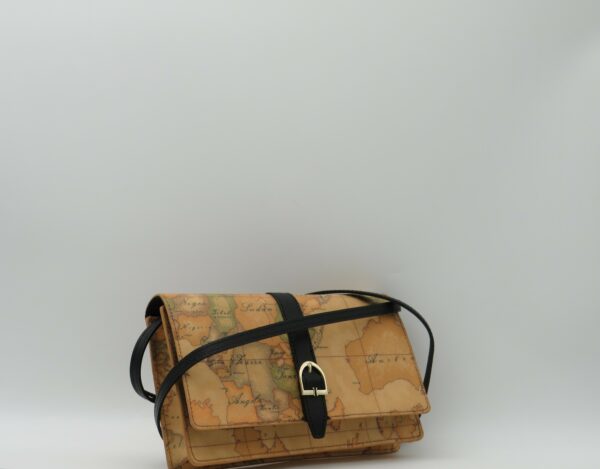 ALVIERO MARTINI 1'CLASSE  TRACOLLA PICCOLA CON PATTA GEO CLASSIC+NERO - immagine 3