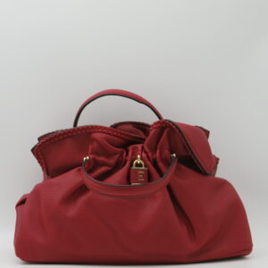 ERMANNO FIRENZE BORSA MANO/TRACOLLA ARRICCIATA COL.ROSSO