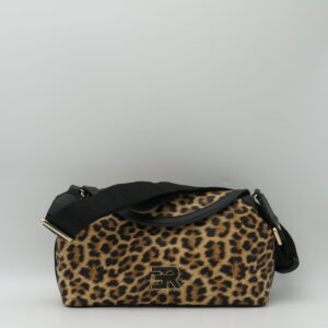 ERMANNO FIRENZE TRACOLLA PICCOLA CON PATTA LEOPARDATA