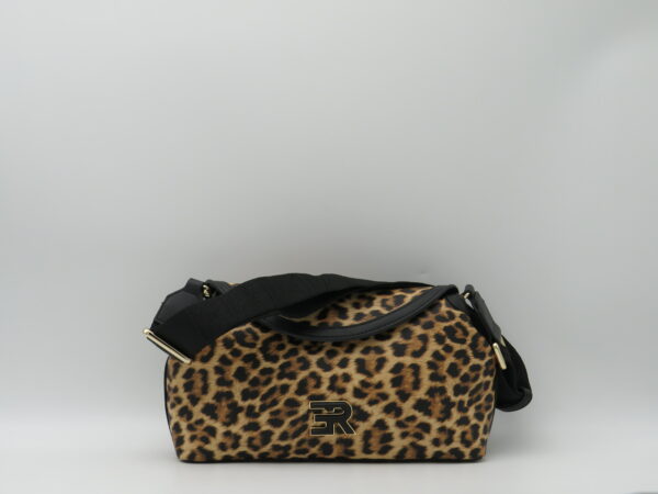 ERMANNO FIRENZE TRACOLLA PICCOLA CON PATTA LEOPARDATA
