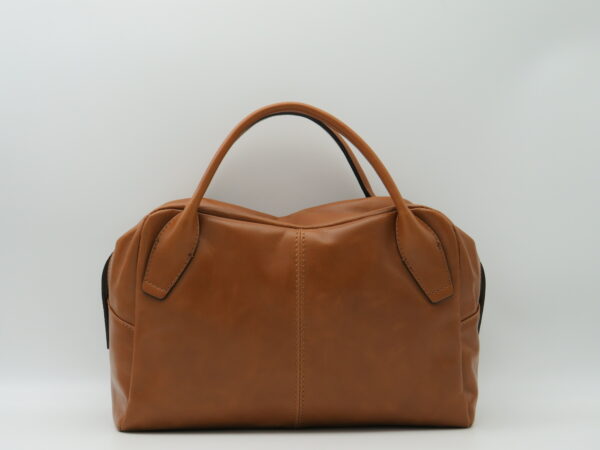 GIANNI CHIARINI BAULETTO GRANDE MANO7TRACOLLA PELLE LISCIA CUOIO - immagine 3
