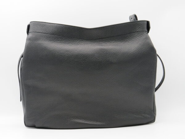 GIANNI CHIARINI SOTTOBRACCIO/TRACOLLA PELLE MARTELLATA NERO - immagine 3