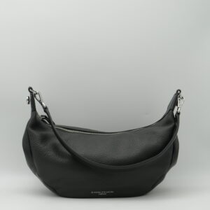 GIANNI CHIARINI SOTTOBRACCIO/TRACOLLA STONDATO PELLE MARTELLATA NERO