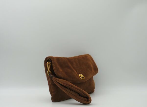 GIANNI CHIARINI POLSIERA/TRACOLLA CAMOSCIO COGNAC - immagine 2
