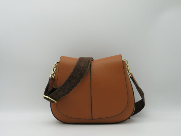 GIANNI CHIARINI HELENA PICCOLA PELLE MARTELLATA CUOIO