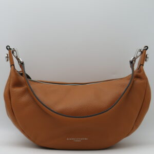 GIANNI CHIARINI SOTTOBRACCIO/TRACOLLA IN PELLE MARTELLATA CUOIO