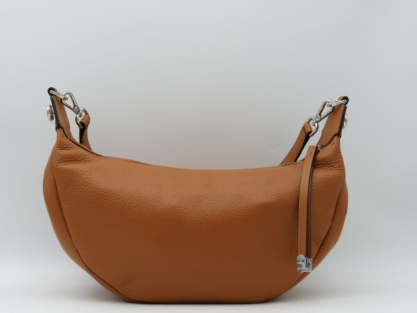 GIANNI CHIARINI SOTTOBRACCIO/TRACOLLA IN PELLE MARTELLATA CUOIO - immagine 3