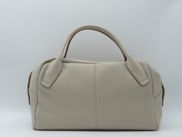 GIANNI CHIARINI BAULETTO PICCOLO MANO/TRACOLLA PELLE MARTELLATA BEIGE - immagine 3
