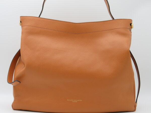 GIANNI CHIARINI SOTTOBRACCIO/TRACOLLA IN PELLE CUOIO