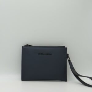 PIQUADRO POCHETTE PICCOLA GOMMATA BLU