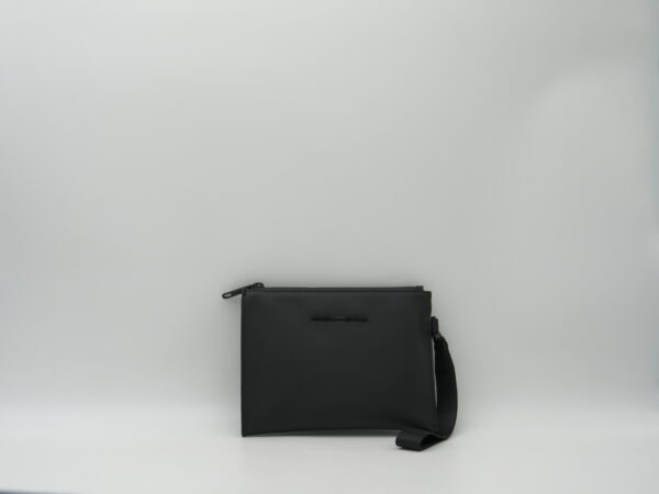 PIQUADRO POCHETTE PICCOLA GOMMATO NERO
