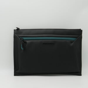 PIQUADRO POCHETTE PORTA IPAD 12,9" GOMMATO NERO