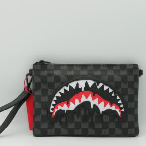 SPRAYGROUND POCHETTE/TRACOLLA DAMIER GRIGIO