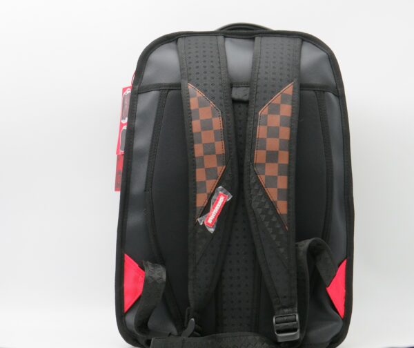 SPRAYGROUND ZAINO TRASPARENTE CON ORSO DAMIER MARRONE - immagine 3