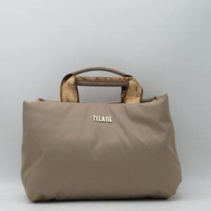 ALVIERO MARTINI 1'CLASSE BORSA PICCOLA MANO/TRACOLLA NYLON TAUPE