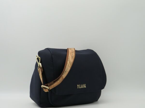 ALVIERO MARTINI 1 CLASSE TRACOLLA/ZAINO CON PATTA TASCA NYLON BLU - immagine 2