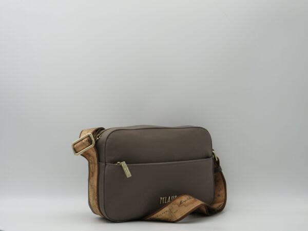 ALVIERO MARTINI 1'CLASSE TRACOLLA MEDIA REPORTER NYLON TAUPE - immagine 2