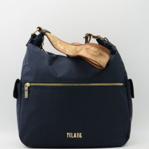 ALVIERO MARTINI 1 CLASSE TRACOLLA GRANDE CON TASCHE LATERALI NYLON BLU