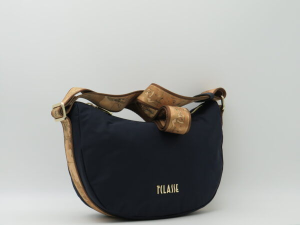 ALVIERO MARTINI 1'CLASSE MEZZALUNA PICCOLA NYLON NERO - immagine 2