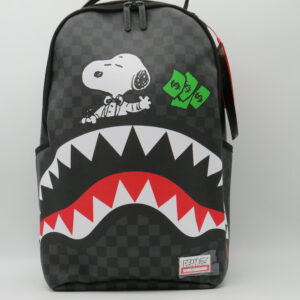 SPRAYGROUND ZAINO PORTAPC DAMIER GRIGIO SNOOPY