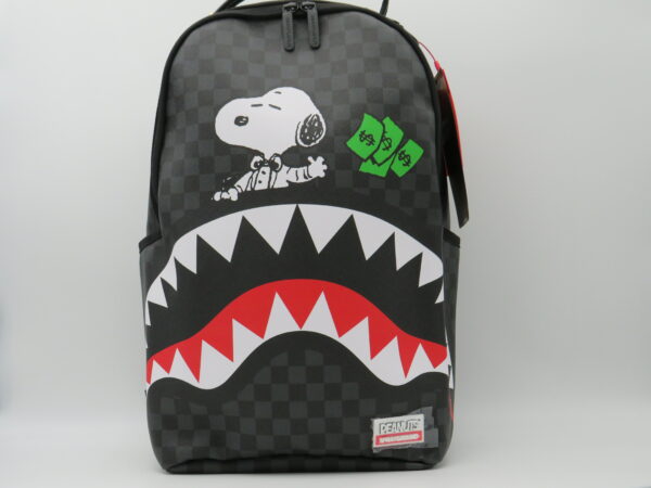 SPRAYGROUND ZAINO PORTAPC DAMIER GRIGIO SNOOPY