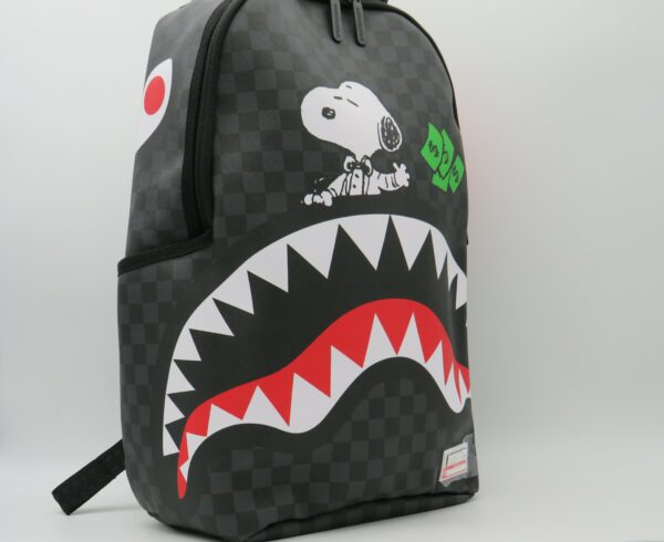 SPRAYGROUND ZAINO PORTAPC DAMIER GRIGIO SNOOPY - immagine 2
