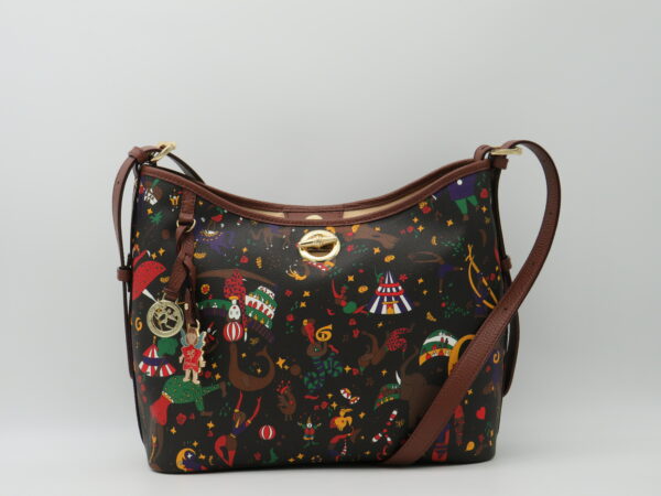 PIERO GUIDI TRACOLLA GRANDE MAGIC CIRCUS MARRONE