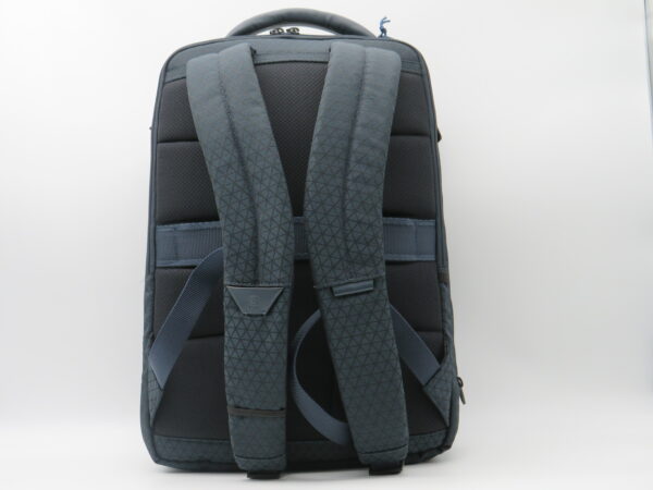 PIQUADRO ZAINO GRANDE PORTAPC DOPPIA ZIP CARBONIO ROMBI BLU - immagine 3