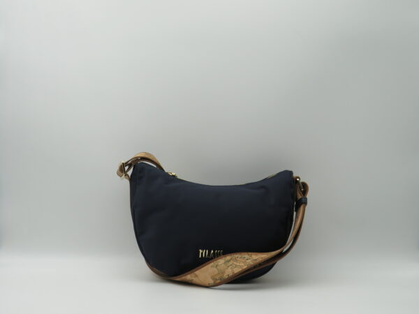 ALVIERO MARTINI 1'CLASSE MEZZALUNA PICCOLA NYLON BLU